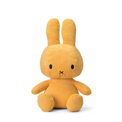 Miffy ECO Corduroy Sitting plush 50cm, yellow