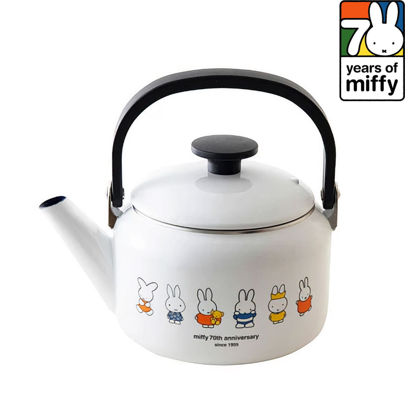 Fuji-horo x Miffy enamel kettle