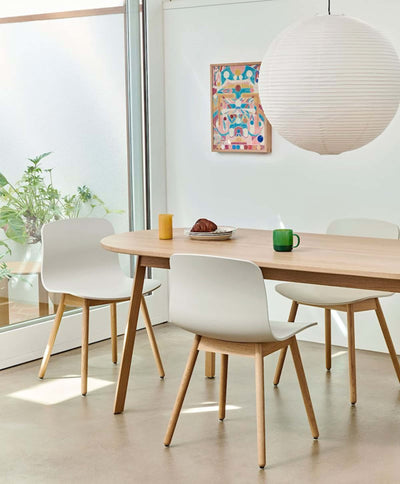 HAY About A Chair AAC12 chair, melange cream/oak