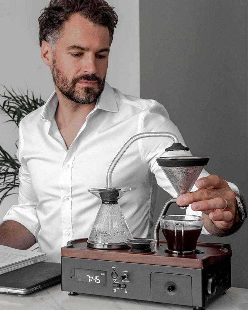 ex-display / Barisieur Coffee Brewing alarm clock, black