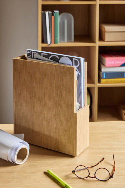 Hubsch Arkivé Desk Organiser Natural