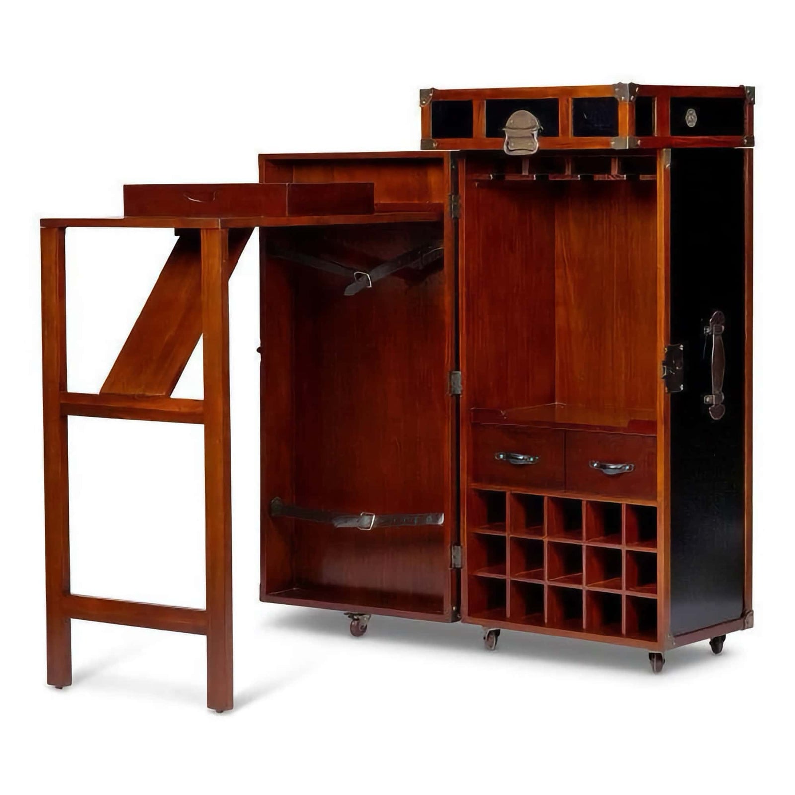 Authentic Models Grand Club Trunk bar cabinet