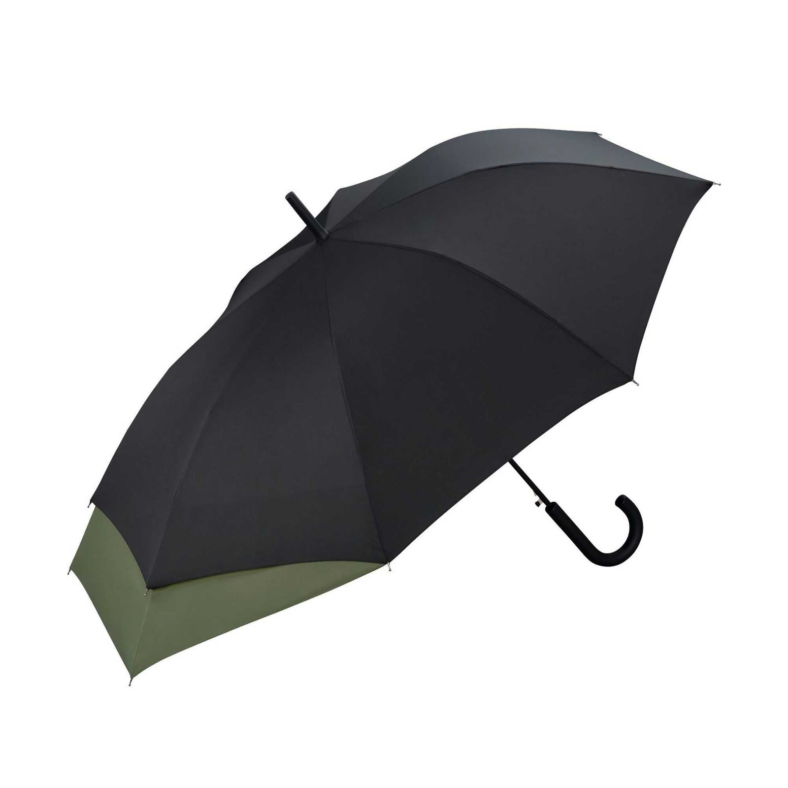 refurbished | Wpc. Back Protect umbrella, black/khaki