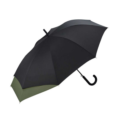 refurbished | Wpc. Back Protect umbrella, black/khaki