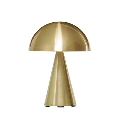 Hübsch Hubsch Mush rechargeable lamp, brass