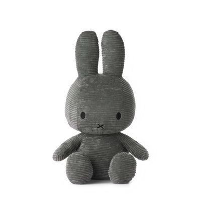 Miffy ECO Corduroy Sitting plush 50cm, grey