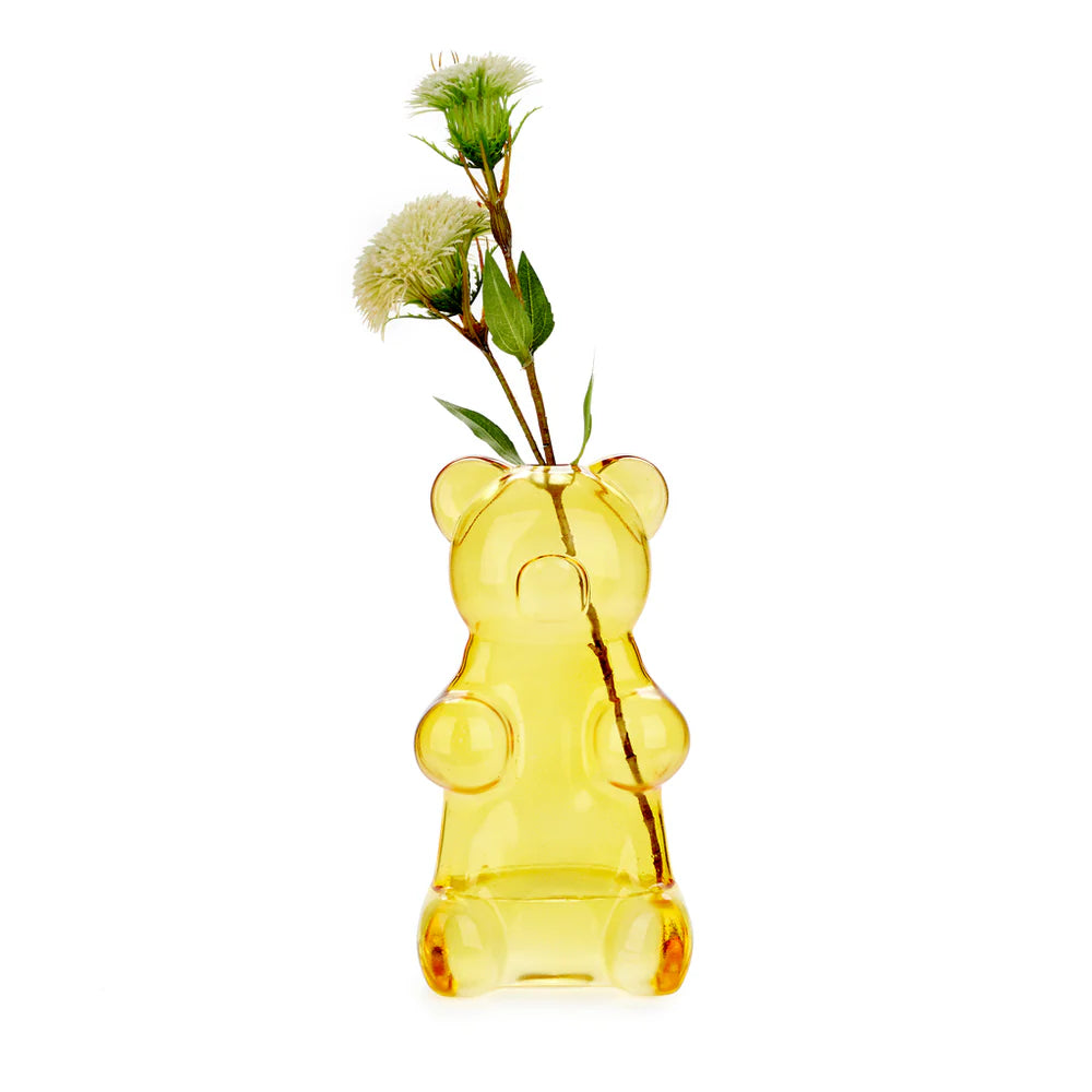 Balvi Yummy Bear vase, yellow
