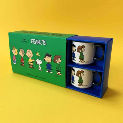 Magpie Peanuts espresso set