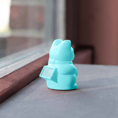 Donkey Lucky Cat Solar, turquoise