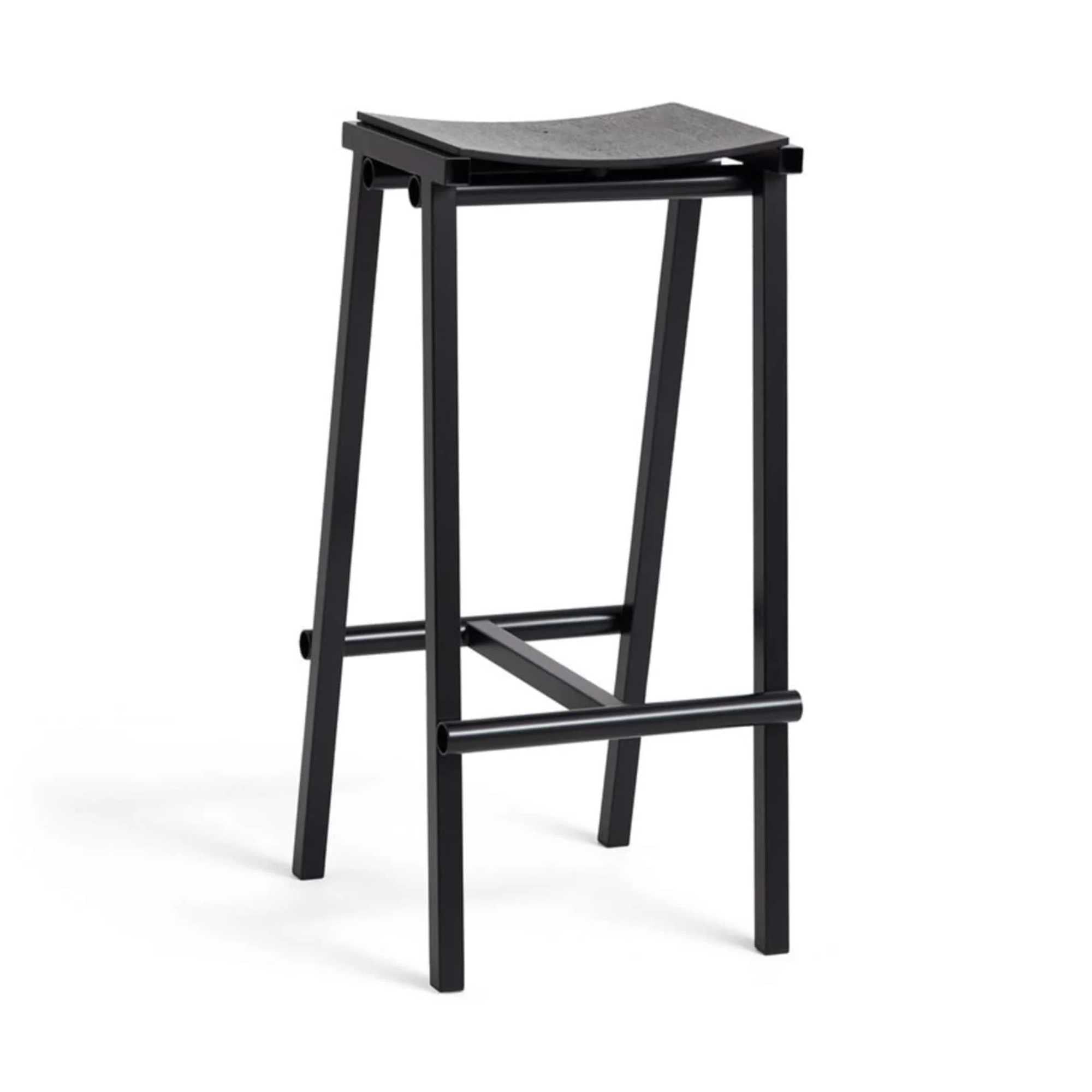 Hay Taburete 8 Bar stool, Black