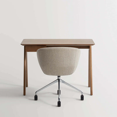 Blu Dot Stash Desk, Walnut/Grey