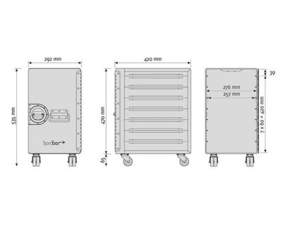refurbished | Bordbar Box Trolley