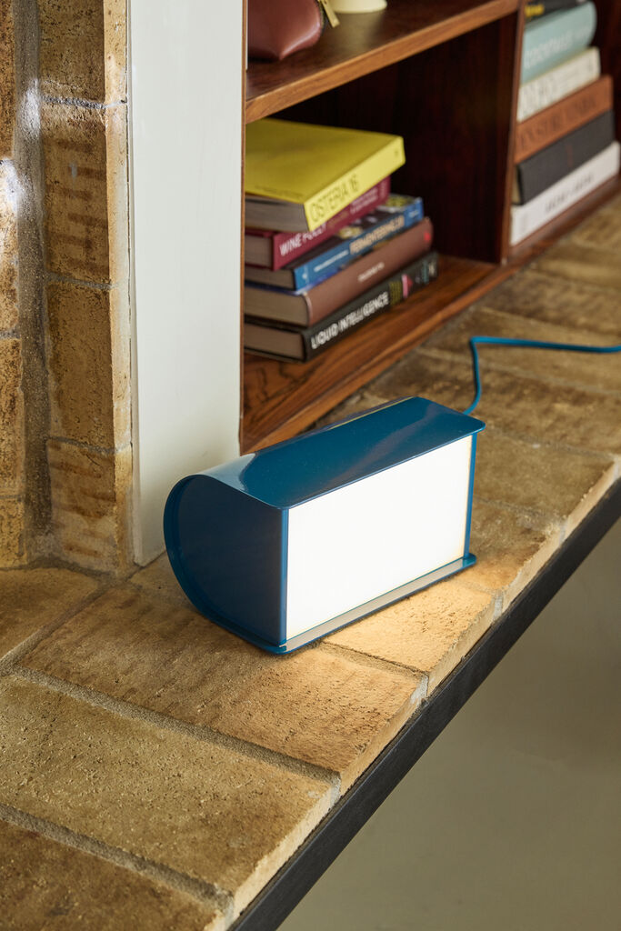 Hubsch Book Table Lamp, Petrol