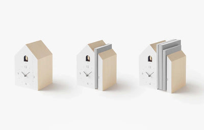 Lemnos cuckoo-collection / bookend clock