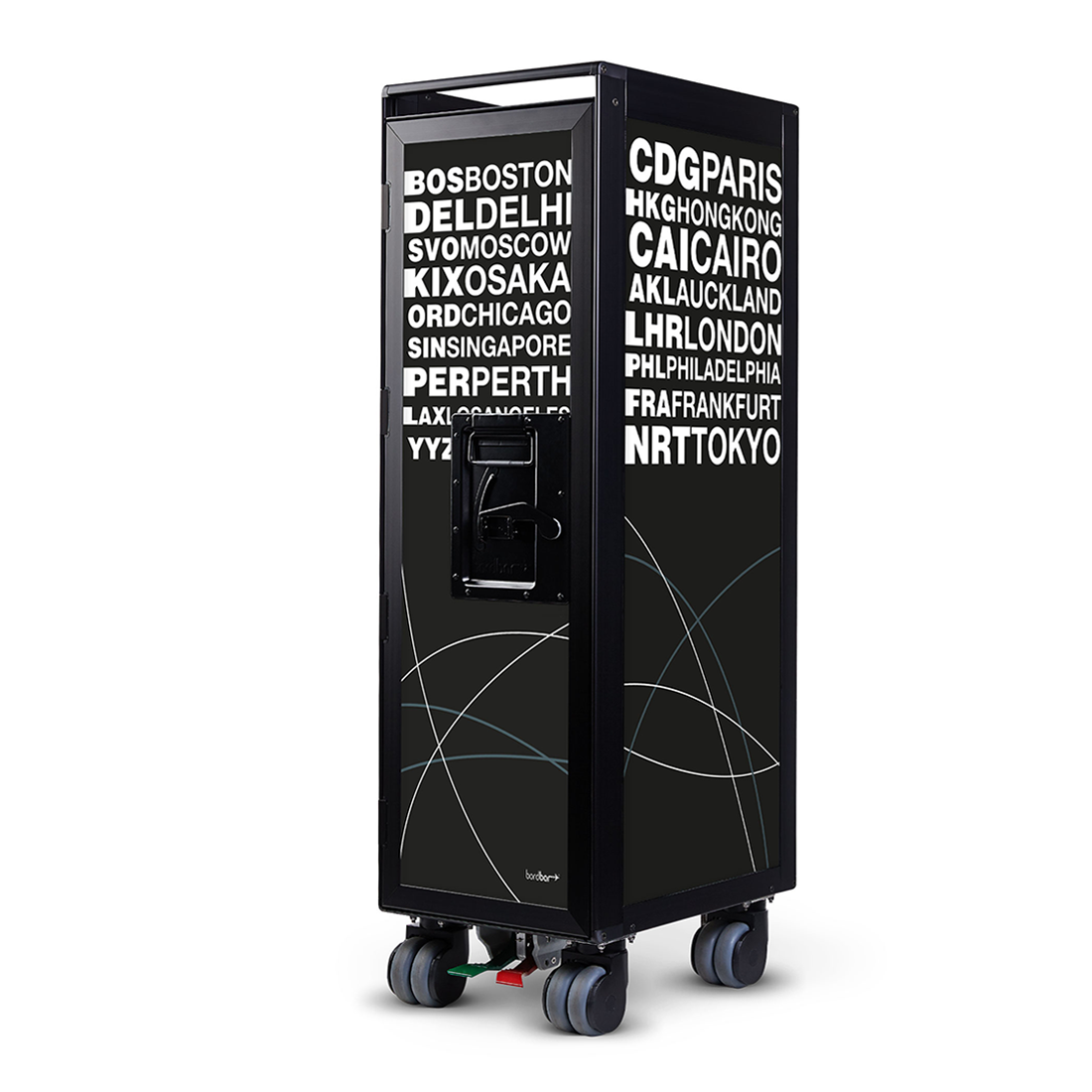 Bordbar Black Frame airline trolley