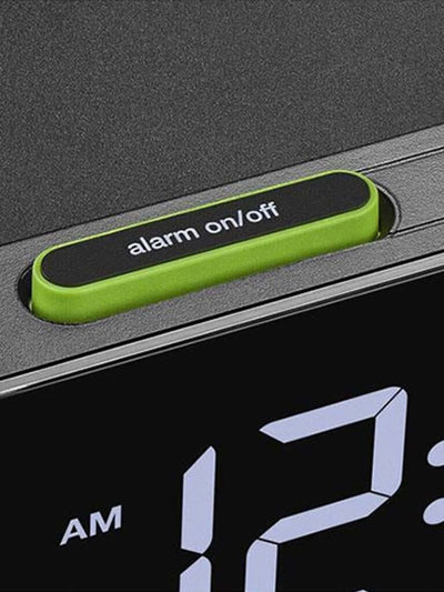 Braun BC21 alarm clock with wireless charger