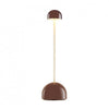 Marset Sips Portable Table Lamp, chocolate/gold