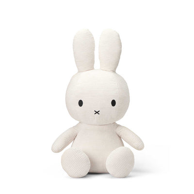 Miffy ECO Corduroy Sitting plush 50cm, off-white