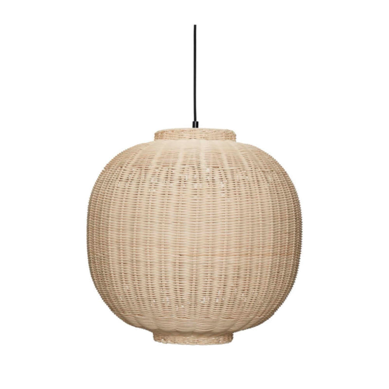 Hubsch Chand Pendant Round Natural