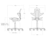 HAG Capisco Puls 8020 ergonomic chair, Moss Green/Moss Green/Black (chair and table Bundle)