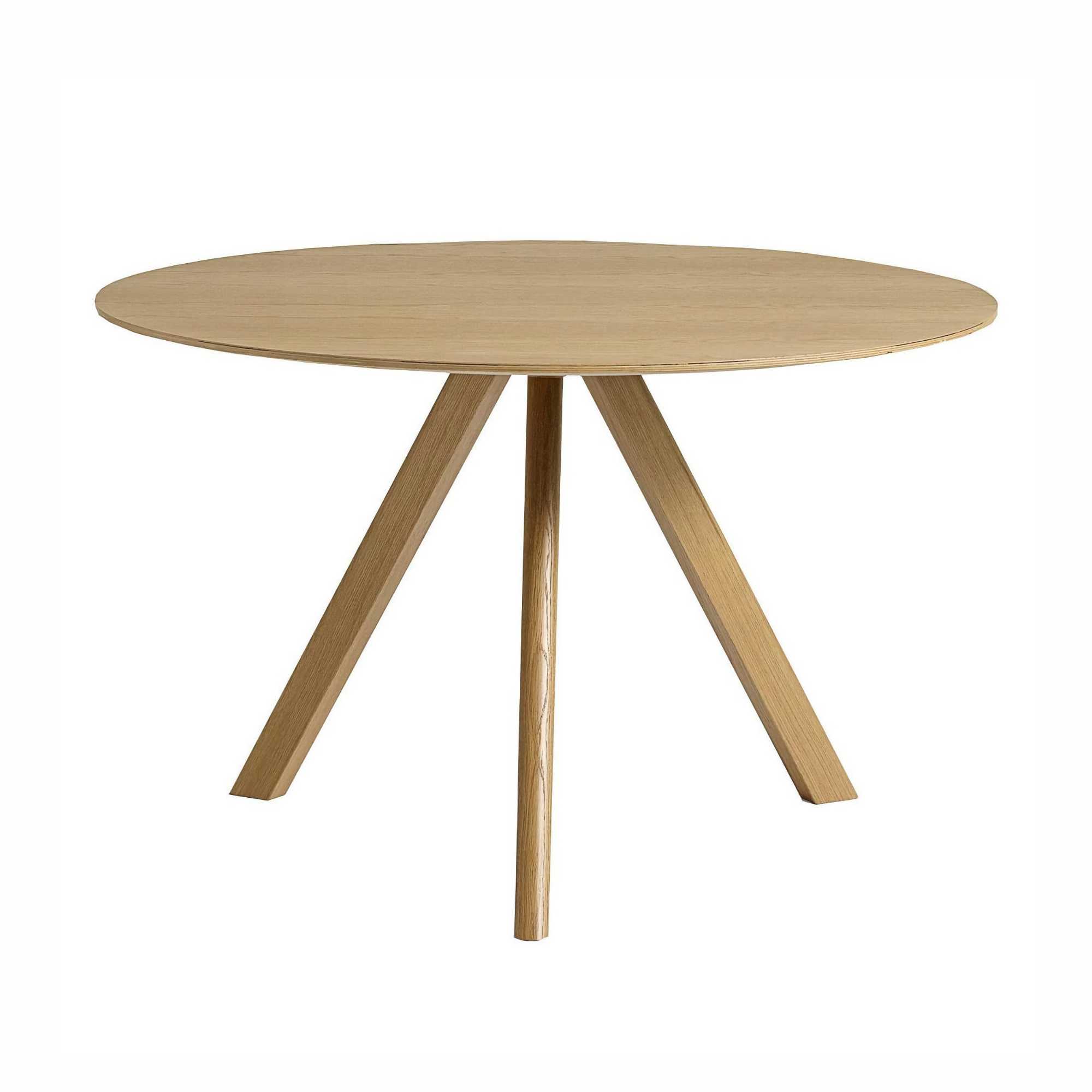 Hay Copenhague CPH20 bistro table (120cmø), Water-base Lacquered Oak