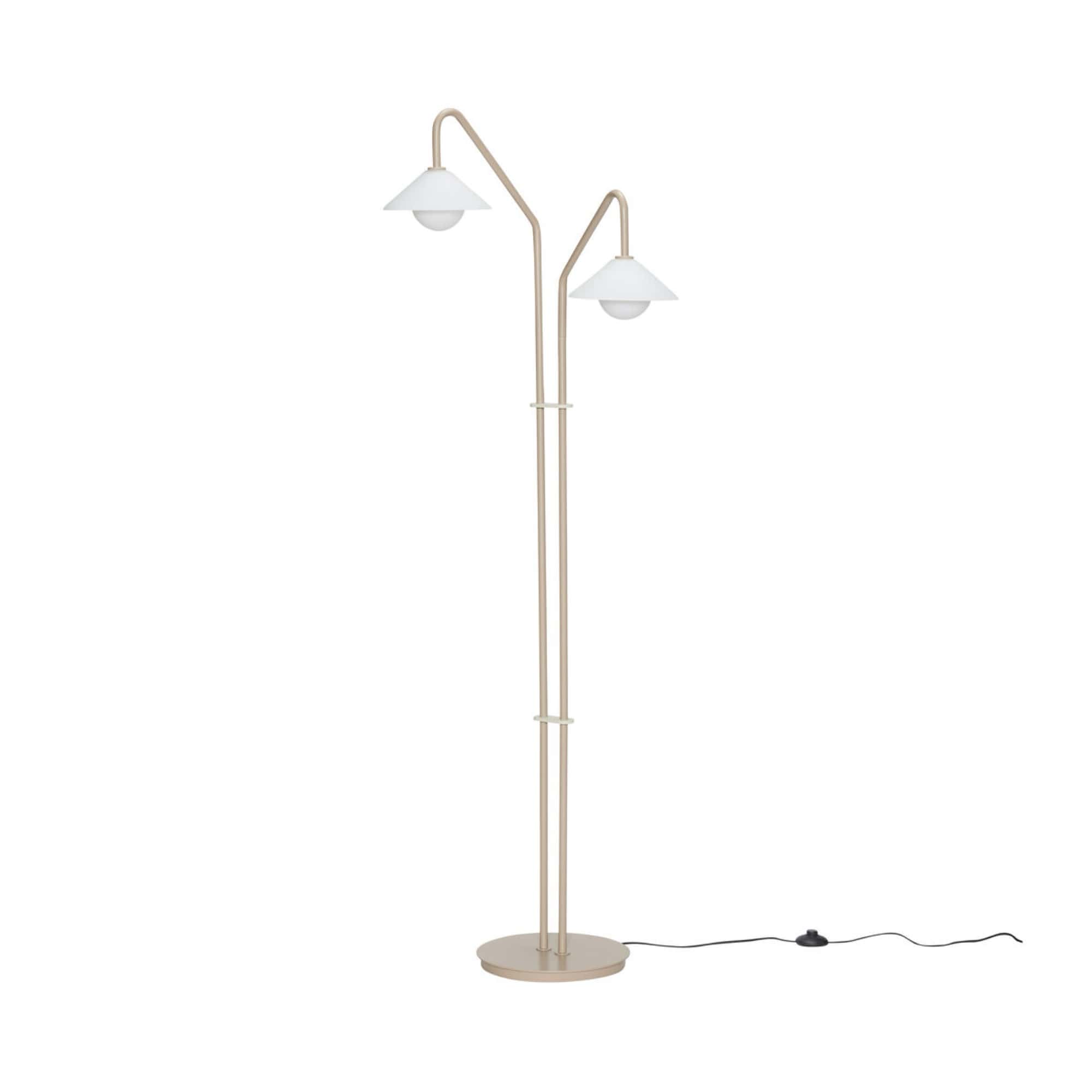 Hubsch Como floor lamp, beige