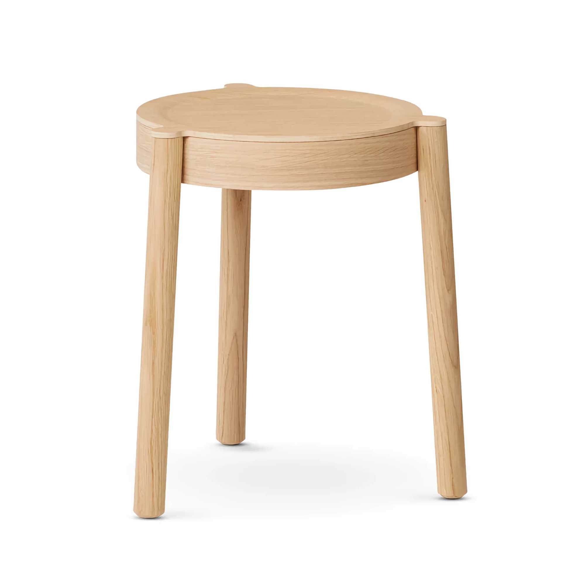 Northern Stacking Pal stool, Light Oak