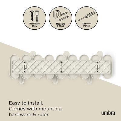 Umbra Tempo 6 wall hook, sand
