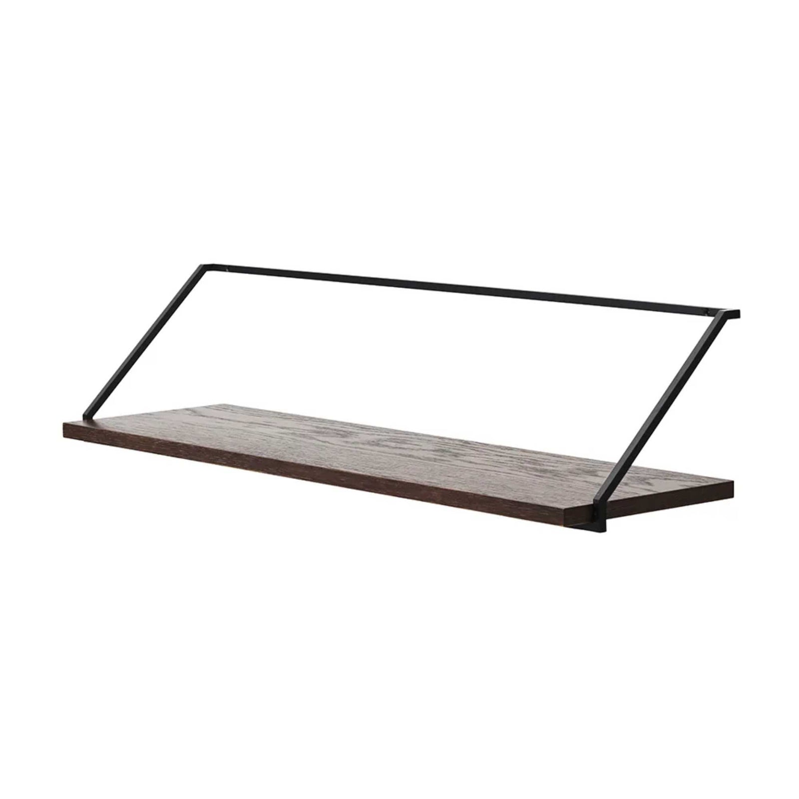 Audo Copenhagen Rail Shelf, Dark Stained Oak