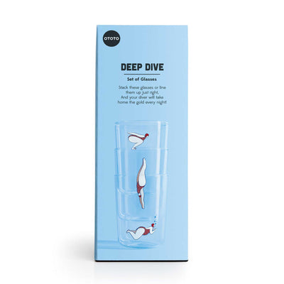 Ototo Design Deep Dive Glasses (Set of 3)