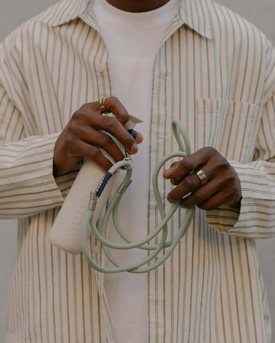 Dopper Cord for bottle, sage green