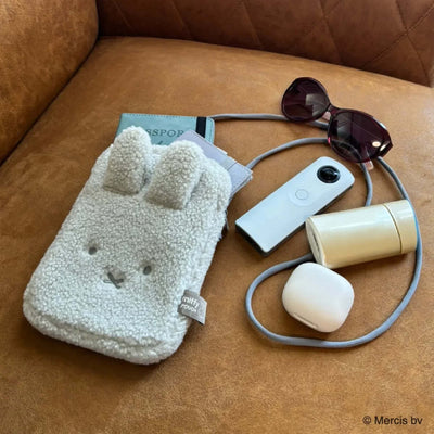 Miffy Dot shoulder pouch, ivory