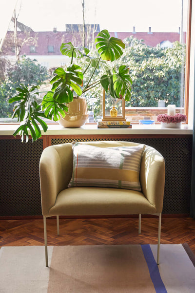 Hubsch Eyrie lounge seat, yellow