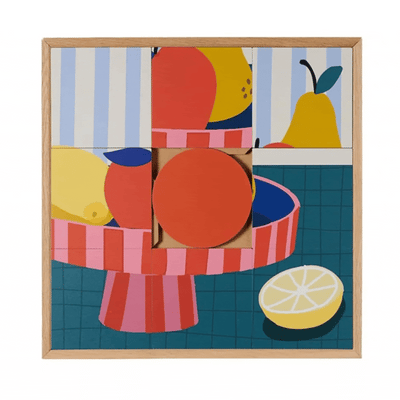 Taquin Hedia puzzle wall art 48x48