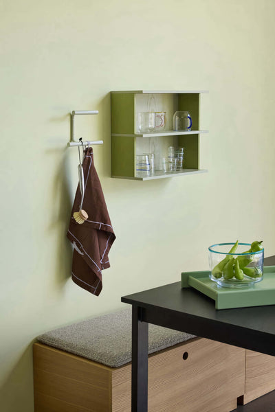 Hubsch Flip coatrack, red