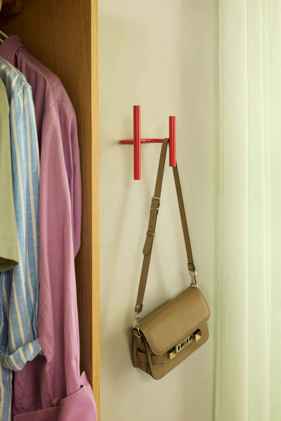 Hubsch Flip coatrack, red
