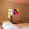 Andy Warhol  Yellowpop Flowers Neon LED Wall Mounted Sign