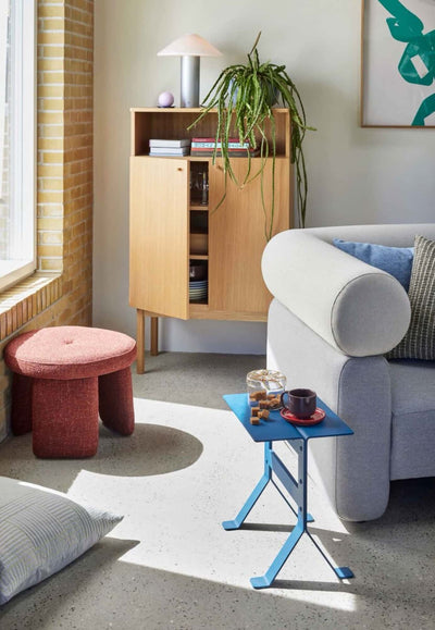 Hübsch Fold side table, petrol