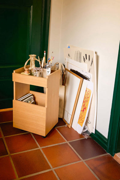 Hubsch Forma Trolley Natural