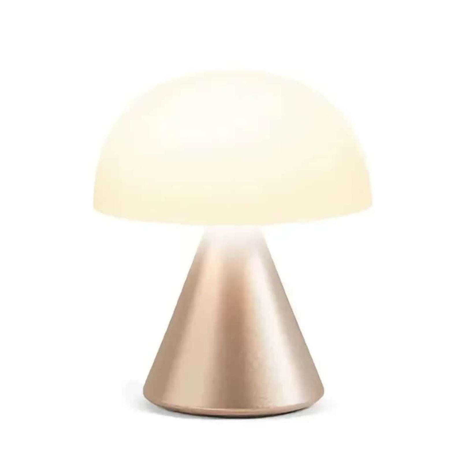 Lexon Mina rechargeable lamp, soft gold