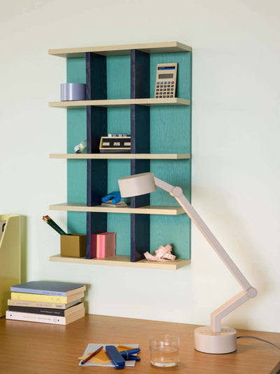 Hubsch Galaxy shelf, turquiose/blue/grey