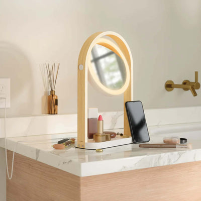 Umbra Bellwood Vanity Mirror, natural