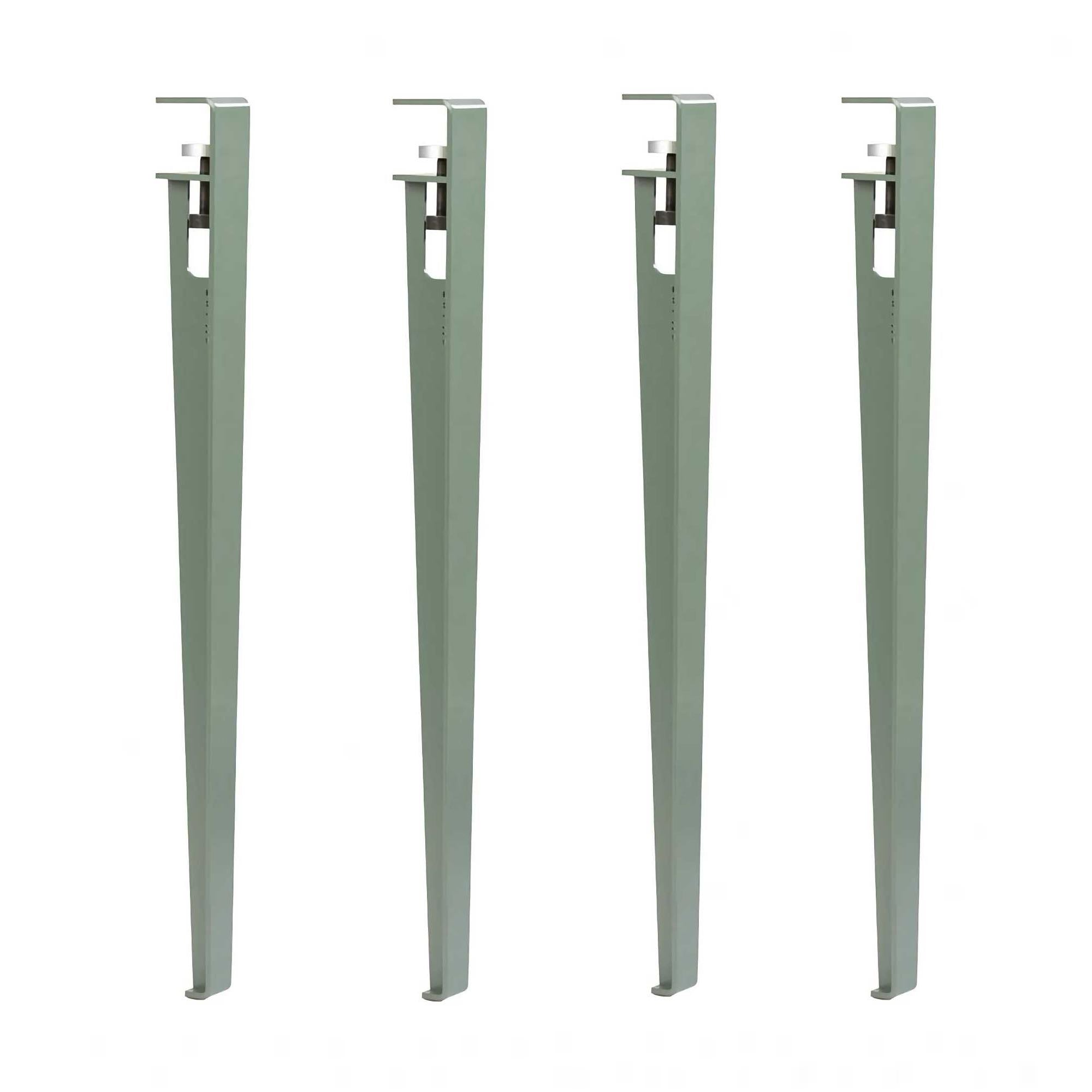 Tiptoe Pied table leg, eucalypus grey