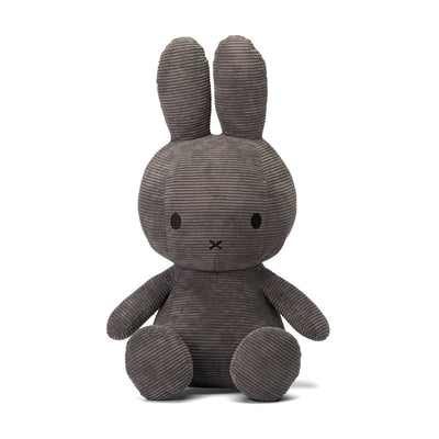 Miffy ECO Corduroy Sitting plush 70cm, grey