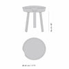 refurbished | Muuto Around Coffee Table Small (ø45) , Grey