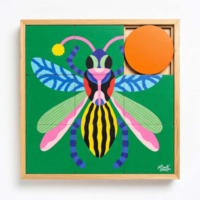 Taquin Bizzz puzzle wall art 48x48