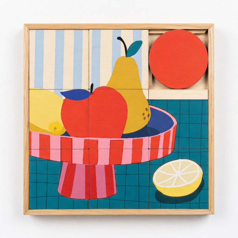 Taquin Hedia puzzle wall art 48x48