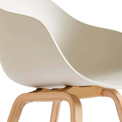 Hay AAC222 chair, melange cream 2.0/ oak