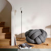 Refurbished | Design House Stockholm Knot XL Seat Cushion , Dark Grey