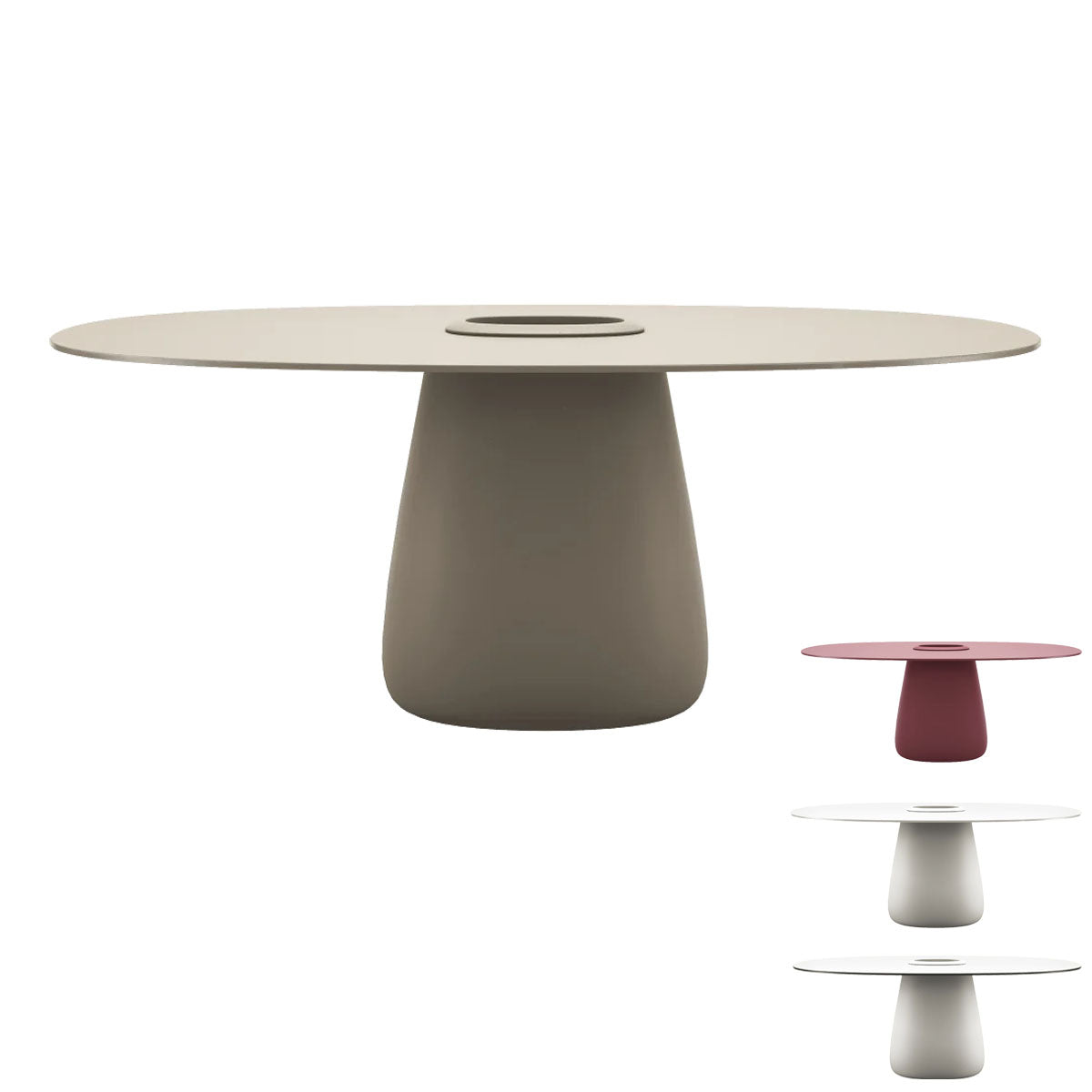 Qeeboo Cobble Table HPL Bucket